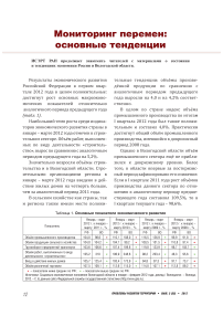 Социально-экономическая ситуация в Вологодской области