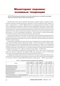 Социально-экономическая ситуация в Вологодской области