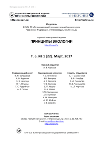 Пространственно-экологическая дивергенция травяной (Rana temporaria) и остромордой (R. arvalis) лягушек в пределах их ареалов