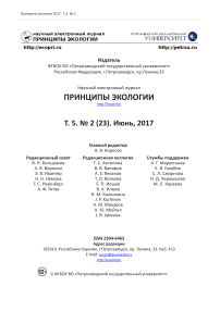 Пространственно-типологическая структура и организация весеннего и весенне-летнего населения птиц северного макросклона Киргизского хребта (Тянь-Шань)