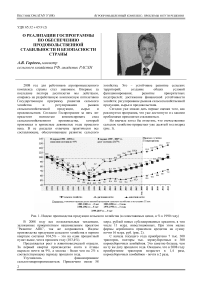 О реализации госпрограммы по обеспечению продовольственной стабильности и безопасности страны