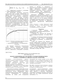 Эколого-экономическое управление аграрным производством - основа устойчивого развития сельских территорий