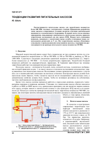 Тенденции развития питательных насосов