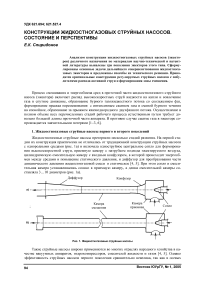 Конструкции жидкостно-газовых струйных насосов. Состояние и перспективы