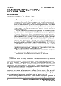 Параметры характеризации текстуры после хонингования