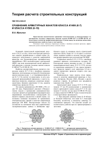 Сравнение арматурных канатов класса К1400 (К-7) и класса К1500 (К-19)