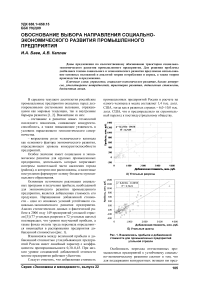 Обоснование выбора направления социально-экономического развития промышленного предприятия