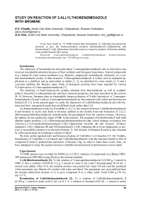 Study on reaction of 2-allylthiobenzimidazole with bromine