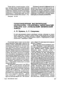 Герпетобионтные жесткокрылые (Еntognatha, Сoleoptera) окрестностей отвалов ОАО «Гомельский химический завод»