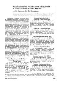 Макромицеты Республики Мордовия. 3. Афиллофороидные грибы