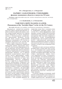 Нарцисс, канатоходец, стекольщик: феномен «невидимого объекта» в искусстве ХХ века