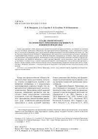 Клады эпохи неолита на комплексе Проспихинская Шивера IV в Нижнем Приангарье