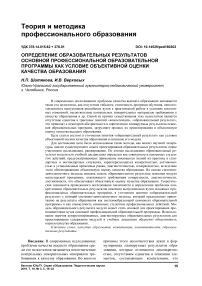 Разработка программы развития факультета на основе программно-целевого подхода