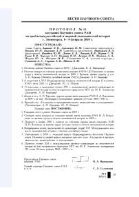 Протоколы заседаний Научного совета РАН
