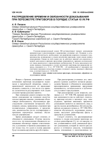 Распределение бремени и обязанности доказывания при пересмотре приговоров в порядке статьи 10 УК РФ
