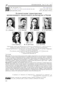 Отличительные характеристики организованного спасательного волонтерства в России