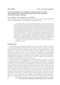 On the method of numerical simulation of limit reachable sets for linear discrete-time systems with bounded control