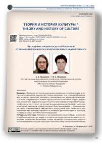 Культурные импринты русской истории: от символики прошлого к монументальным кодам будущего