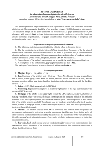 Manuscript Submission Guidelines