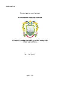 1 (50), 2026 - Агротехника и энергообеспечение