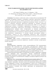 Регистрация потребления электроэнергии при наличии искажений в сети