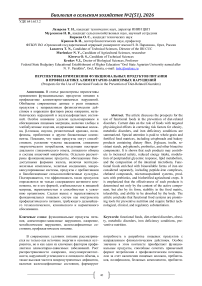 Перспективы применения функциональных продуктов питания в профилактике алиментарно-зависимых нарушений