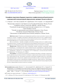 Специфика подготовки будущих педагогов к профессиональной деятельности в динамичной поликультурной среде региона: разворот России на Восток