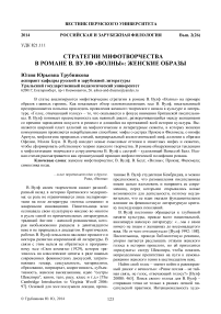 Стратегии мифотворчества в романе В. Вулф «Волны»: женские образы