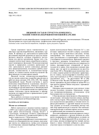 Видовой состав и структура комплекса членистоногих-некробионтов Южной Карелии