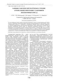 Влияние генетических факторов на течение артериальной гипертонии у работников локомотивных бригад