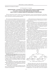 Применение алгоритма генетического программирования в задачах автоматизации проектирования интеллектуальных информационных технологий