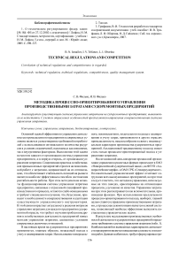 Методика процессно-ориентированного управления производственными затратами судоремонтных предприятий