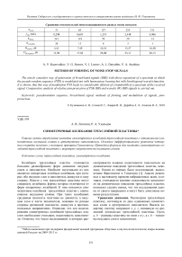 Симметричные колебания трехслойной пластины