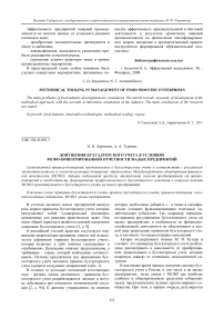 Допущения бухгалтерского учета в условиях МСФО-ориентированной отчетности малых предприятий