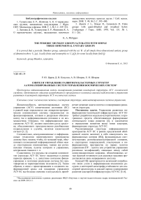 Синтез и управление развитием кластерных структур автоматизированных систем управления космических систем