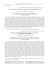 Analysis of spacecraft orbital motion stability of Gonets-M No 37152