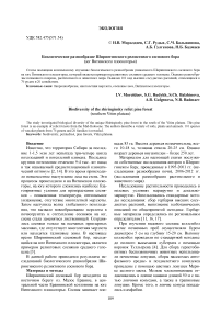 Биологическое разнообразие Ширингинского реликтового соснового бора (юг Витимского плоскогорья)