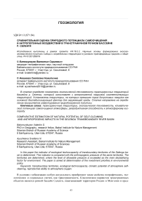 Сравнительная оценка природного потенциала самоочищения и антропогенных воздействий в трансграничном речном бассейне р. Селенги