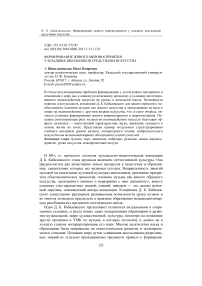 Формирование живого мировосприятия у младших школьников средствами искусства