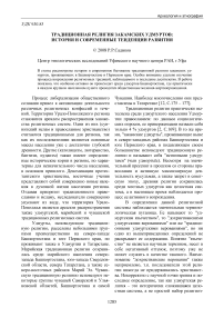 Традиционная религия закамских удмуртов: история и современные тенденции развития