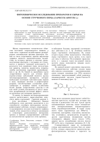 Фитохимическое исследование препаратов и сырья на основе стручкового перца (Capsicum annuum L.)