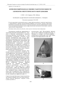 Комплексный подход к оценке работоспособности элементов энергетического оборудования