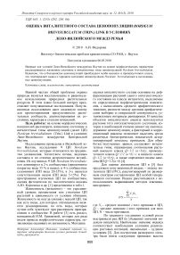 Оценка виталитетного состава ценопопуляции Hordeum brevisubulatum (Trin.) Link в условиях Лено-Вилюйского междуречья