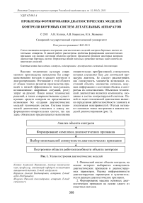 Проблемы формирования диагностических моделей контроля бортовых систем летательных аппаратов