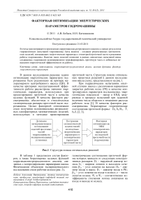 Факторная оптимизация энергетических параметров гидромашины