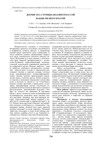 Доочистка сточных вод фитомассой наяды мелкозубчатой