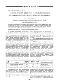 Состав и строение древостоев сфагновых ельников в верховьях реки Печора (Печоро-Илычский заповедник)