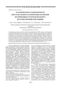 Палеокриогенез и закономерности пространственного варьирования магнитной восприимчивости черноземов центра восточно-европейской равнины