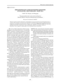 Пиролитическое карбидохромовое покрытие (технология, оборудование, свойства)