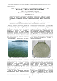 Опыт экологического нормирования биогеной нагрузки на примере Саратовского водохранилища